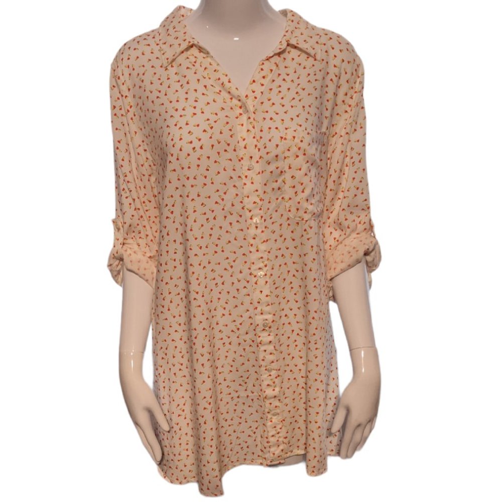 Khakis & Co Long Multi Level Shirt Size L